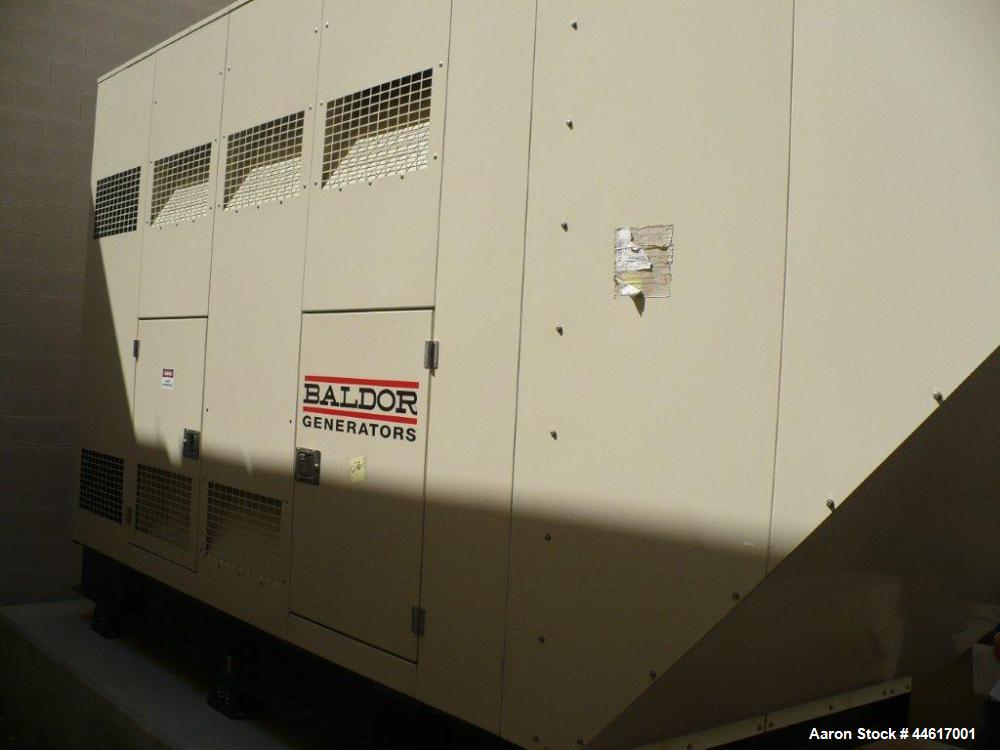 Used Baldor 332 kW standby (300 kW prime) natural gas generator set, model 1GLC350-2N, SN-P1008160005. NGE 18.3L engine model D183L rated 503 HP at 1800 RPM, 10.5:1 compression ratio, EPA Emissions C...